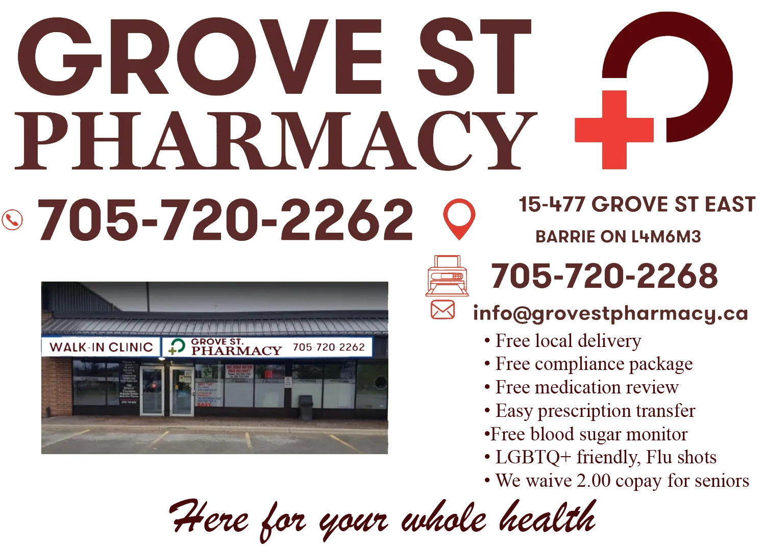 Grove St Pharmacy Clinic, Pharmacy, Drugstore